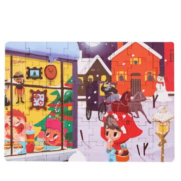 Puzzle Karemi, Fetita cu chibrituri, 48 piese, nr 13
