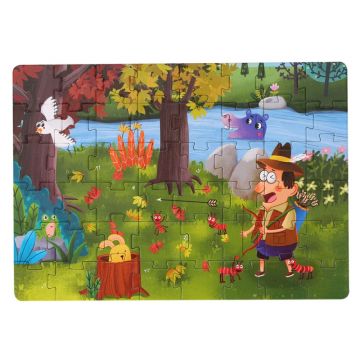 Puzzle Karemi, Furnica rasplatind favoarea, 48 piese, nr 06