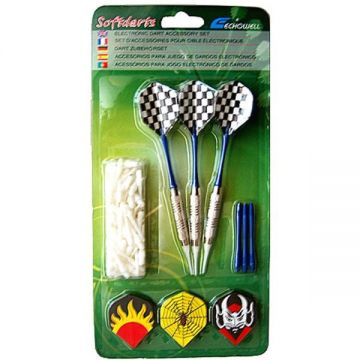 Set 3 sageti Darts cu pene,Spartan