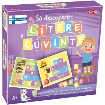 Joc educativ: Sa descoperim litere si cuvinte