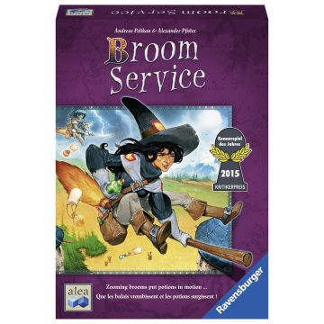 Jucarie Joc Ravensburger, Broom Service, Multicolor