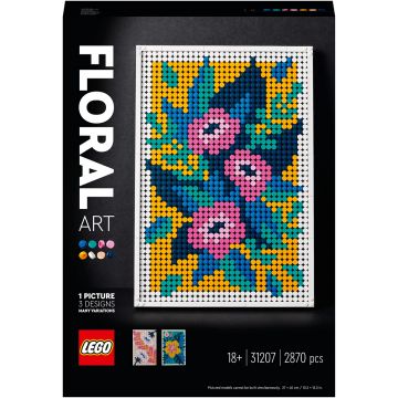 LEGO® Art - Arta florala, 2870 piese, 31207, Multicolor