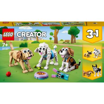LEGO® Creator 3 in 1 - Caini adorabili 31137, 475 piese, Multicolor