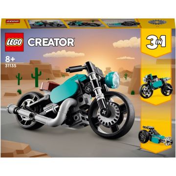 LEGO® Creator 3 in 1 - Motocicleta vintage 31135, 128 piese, Multicolor