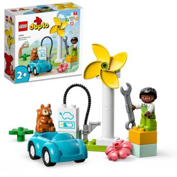 LEGO® LEGO® DUPLO - Turbina eoliana si masina electrica 10985, 16 piese