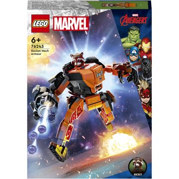 LEGO® Marvel Super Heroes: Robot Rocket 76243, 98 piese, Multicolor