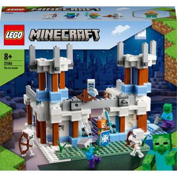 LEGO® Minecraft™: Castelul de gheata, 499 piese, 21186, Multicolor