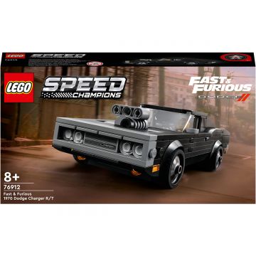 LEGO® Speed Champions: Fast & Furious 1970 Dodge Charger R/T, 345 piese, 76912, Multicolor