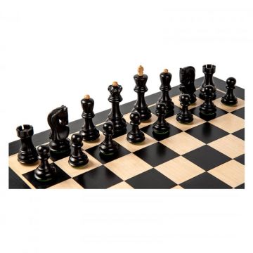 Piese Staunton 5 Zagreb cu Tabla pliabila negru artar