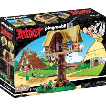 Playmobil Asterix si Obelix, Cacofonix si casa in copac, 71016, Multicolor