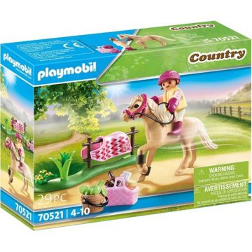 Playmobil Country, Figurina colectie ponei de calarie german, 70521, Multicolor