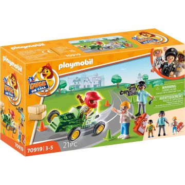 Playmobil Duck On Call, Actiunea ambulantei, 70919, Multicolor