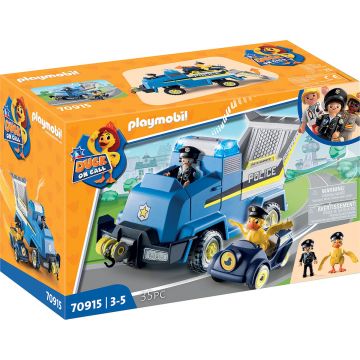 Playmobil Duck On Call, Masina de politie, 70915, Multicolor