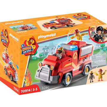 Playmobil Duck On Call, Masina de pompieri, 70914, Multicolor
