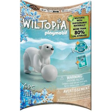Playmobil Wiltopia Pui de urs polar 71073, Multicolor