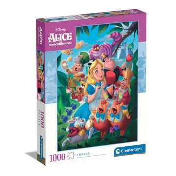 Puzzle 1000 piese Clementoni Alice In Tara Minunilor 39673