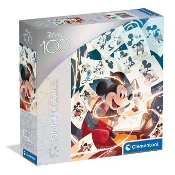 Puzzle 1000 piese Clementoni Disney 100 Mickey Illustrato 39719