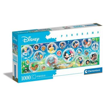 Puzzle 1000 piese Clementoni Panorama Disney Classic 39515