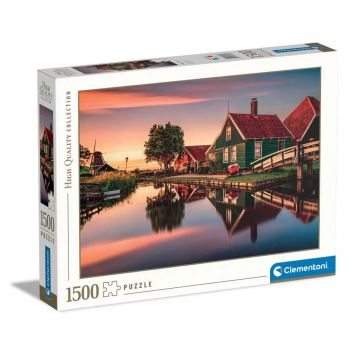 Puzzle 1500 piese Clementoni High Quality Collection Zaanse Schans 31696