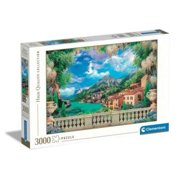 Puzzle 3000 piese Clementoni Lush Terrace on Lake 33553