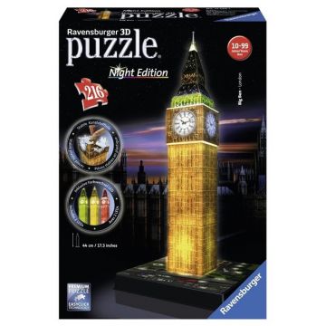 Puzzle 3D Big Ben luminos 216 piese Ravensburger