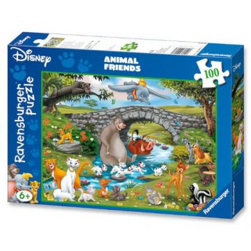 Puzzle animale pe rau 100 piese Ravensburger