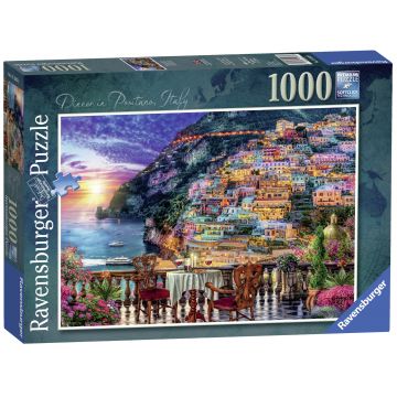 Puzzle copii si adulti Cina in Positano 1000 piese Ravensburger