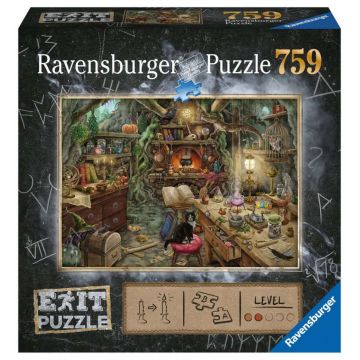 Puzzle copii si adulti Exit 3 casa vrajitoarei 759 piese Ravensburger