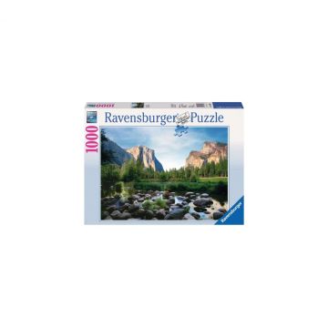 Puzzle copii si adulti valea Yosemite 1000 piese Ravensburger