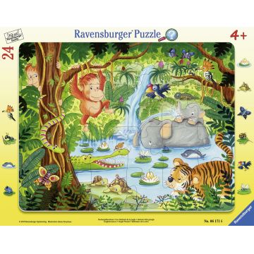 Puzzle Jungla tip rama 24 piese Ravensburger