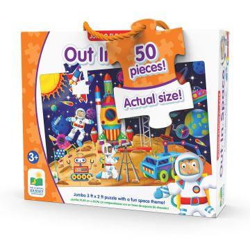 Puzzle mare de podea, The Learning Journey, In spatiu, Multicolor