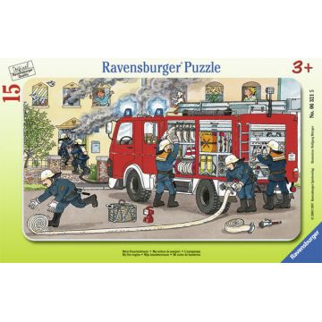Puzzle masina de Pompieri 15 piese Ravensburger