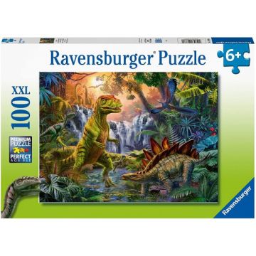 Puzzle oaza dinozaurilor 100 piese Ravensburger