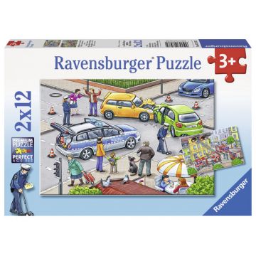 Puzzle Politie 2X12 piese Ravensburger