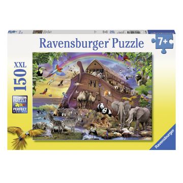 Puzzle, Ravensburger, Arca cu animalute, 150 piese, Multicolor