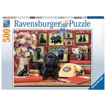 Puzzle, Ravensburger, Catel loial, 500 piese, Multicolor