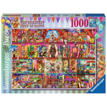 Puzzle, Ravensburger, Cel mai mare spectacol, 1000 piese, Multicolor