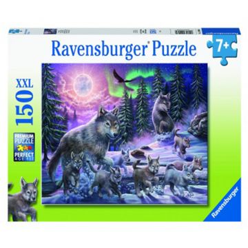 Puzzle, Ravensburger, Familie de lupi, 150 piese, Multicolor