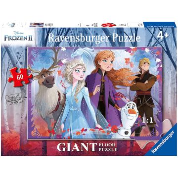Puzzle, Ravensburger, Frozen 2 Elsa&Anna, 60 piese, Multicolor
