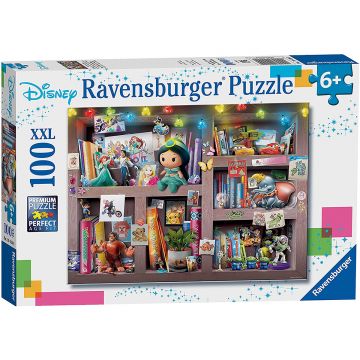 Puzzle, Ravensburger, Personaje Disney, 100 piese, Multicolor