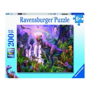 Puzzle, Ravensburger, Taramul dinozaurilor, 200 piese, Multicolor
