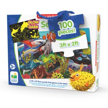 Puzzle, The Learning Journey, Straluceste in intuneric-Viata Marina, Multicolor
