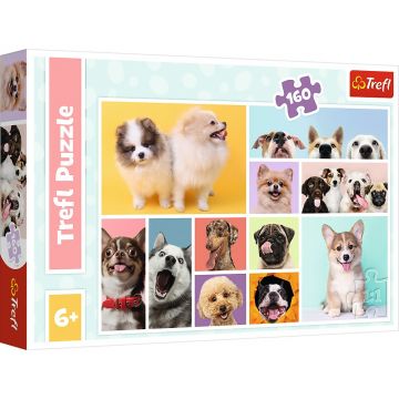 Puzzle Trefl 160 Prietenia Catelusilor