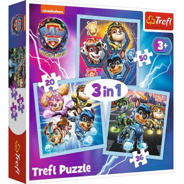 Puzzle Trefl 3In1 Patrula Catelusilor Puterea Cateilor