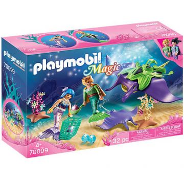 Set de Constructie Playmobil Sirene si Pisica de Mare