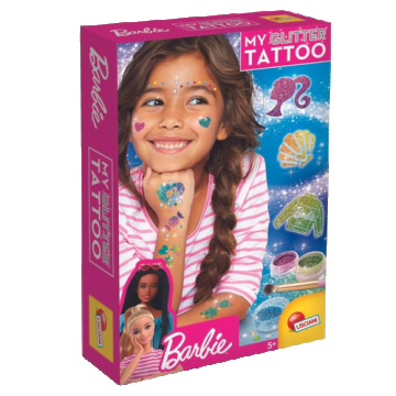 Setul meu de tatuaje cu sclipici - Barbie