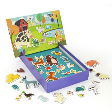AS - Puzzle magnetic Animale , Puzzle Copii , In cutie, piese 41, Multicolor