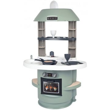 Bucatarie Smoby Nova verde cu accesorii Bucatarie Smoby Nova verde cu accesorii