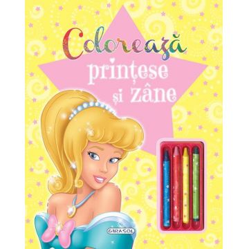 Coloreaza printese si zane