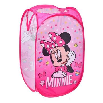 Cos pliabil pentru jucarii, Design Minnie Mouse, 35x58 cm